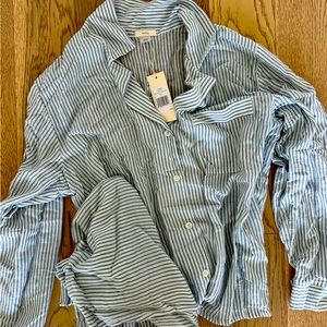 Eberjey Nautico Stripe PJ Set - Size M NWT